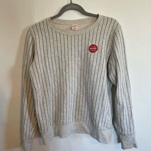 Coca-Cola Pinstripe Crewneck